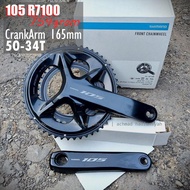Crank 105 R7100 50-34 Crank Arm 165mm Crank R7100 50 34 Crank Arm 170 - Goes Store87