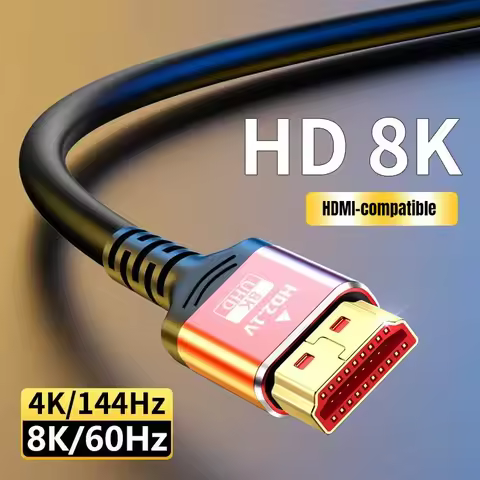 8K HDMI-compatible Cable for Xiaomi HDTV Box PS5 Ultra High Speed Certified 8K@60Hz HDMI 2.1 Cable 4