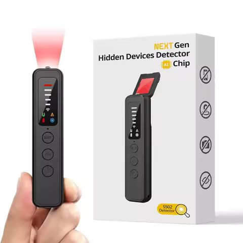 Spy Hidden Camera Detector - AI-Powered Anti-Spy Device, GPS Tracker & Bug Detector, RF Scanner for 