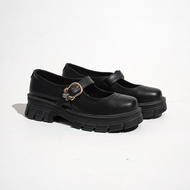 Lederweren - Miss Mery Classic - Shoes Marry Jane Wedges Colab Miss OnfeetWanita