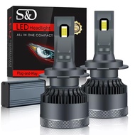 130W H7 Led H4 H1 H8 H11 9005 HB3 9006 HB4 LED Bulb 80000LM F5 Plus Car Headlight Canbus 3570 CSP Au