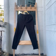 2hand black pants, waist 56 to 68cm, length 86cm, code 305
