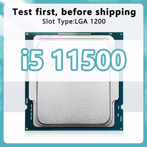 Core i5-11500 CPU 14nm 6 Cores 12 Threads 2.7GHz 12MB 65W 11th Generation Processor LGA 1200 for Z49