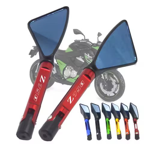 Universal Motorcycle mirror CNC side Rearview For kawasaki Z750 Z750R Z750S