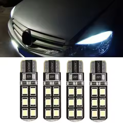 4pcs Eyebrow Eyelid Light Bulb LED For Mercedes-Benz W204 C300 C350 Lighting Automotive Accessories