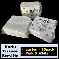 10pkt Economy Karfu Tissue Servitte