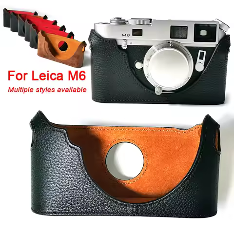 For Leica M6 Genuine Cowhide Leather Camera Bag Protective Case Cover Bodysuit High Quality Handmade