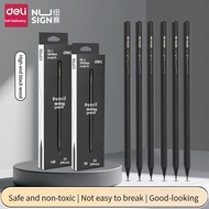 (In stock) Black Wood Pencil Primary School Children's Professional Graphite Black Gold Lead free To