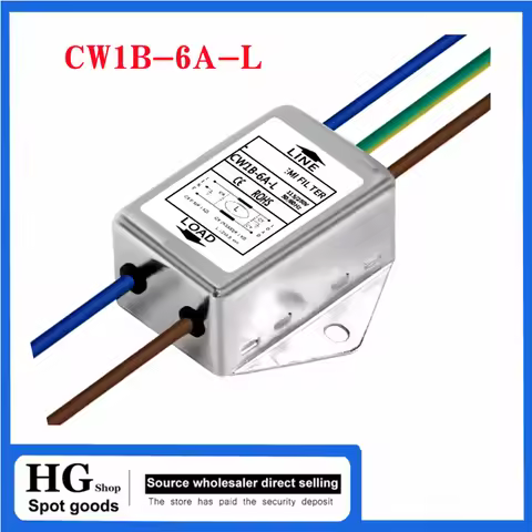 Single-phase power filter 220V For anti-interference EMI filter socket audio power purifier Car CW1D
