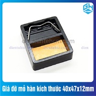 Small soldering iron holder size 40x47x12mm