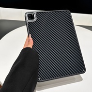Carbon Fiber Texture Suitable for ipad pro11 Flat Shell Air65 Anti-Bending mini6/7 Silicone Shock-re