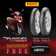 Vỏ Pirelli Angel Scooter 90/90-12 100/90-10 xe Lead TẶNG TÚI ĐEO CHÉO KHI MUA 1 CẶP