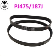 VEGA V-Belt PJ475 187J 3/4/5/6/7 Ribs Treadmill Motor Belt Rubber Multi Groove Belt Drive Belt