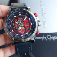 Alexandre Christie Watch 6429 Leather Watch