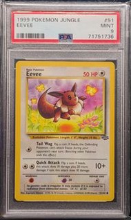 1999年 伊貝 Eevee PSA 9 寵物小精靈 寶可夢 Pokemon Jungle