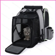 SY5 Expandable Pet Carrier Backpack for Cats Small Dogs Portable Travel Bag 5-7kg