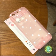 Matte Star Casing For Realme Note 60 60X 50 P4 P3 P3X P1 Q5i Q3i V23i V13 C15 C12 C11 C3 C2 C1 8 8S 