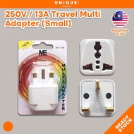 250V / 13A TRAVEL MULTI ADAPTER PLUG 3PIN UNIVERSAL SOCKET CONVERTER