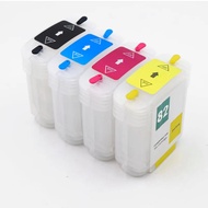 FW 69ML 4Color No 82 Refillable Ink Cartridge For HP Designjet 510 HP82 HP510 Plotter Ink Cartridge 