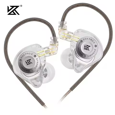 KZ EDX PRO X In-ear Dynamic Driving Headphones HIFI Bass Music Earphones Motion Noise Reduction Head