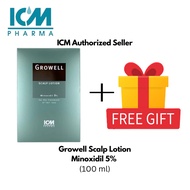 【SG Ready Stock】Growell Minoxidil 5% Scalp Lotion 100ml EXP 5-2027
