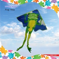 LAYANG_KITE FROG FLYING KITE D2374 Outdoor Games **FREE KITE LINES (Ready Stock)