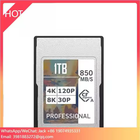 1TB CF Express Type a Memory Card High Speed Write Digital Cameras for Photography Support 4k 6k Vid