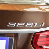 JC| 1pcs Silver BMW 320i Logo High-end Metal Body Sticker Exterior Decor Auto Emblem Badge Decal for