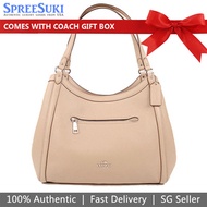 Coach Handbag In Gift Box Shoulder Bag Tote Kristy Shoulder Bag Taupe Nude Beige Grey # C6231