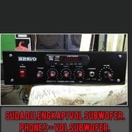 Power Amplifier Rakitan 5 Amper Bluetoth + Subwofer + Karaoke