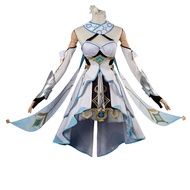 Genshin Impact Furina Zhongli Albedo Venti Cosplay Costume Multiple roles Jacquard Upgrade Ver.