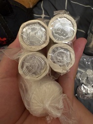 中國舊幣5分錢全新全桶