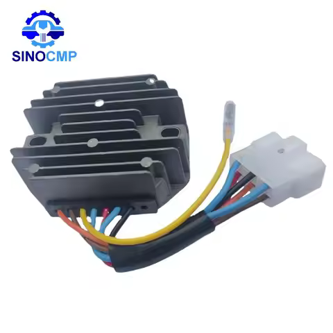 YM119640-77710 YM119640-77711 Voltage Regulator for Yanmar 2D68E 2D70E 3D72 3D74E 3D75 3D78 3TNE74 3