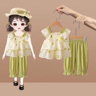 【新品】女童套装夏装2025新款女宝宝韩版休闲两件套小童夏季时髦薄款童装26.4.24