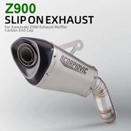 Motorcycle exhaust muffler system for  Z900 exhaust Z900 link pipe with muffler z900 muffler 2017-20