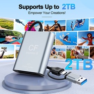 CFexpress Type A B SD Card Reader CFexpress Reader with USB C To USB C/A Cable Support Android/Windo