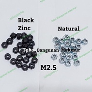 M2.5 Lock Nut Fastening Nut Bolt M2.5 Nylon Nut