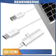 type c to HDMI กรณ์สะท้อนหน้าจอแบบไร้สาย HDMI สะท้อนหน้าจอแบบไร้สาย HDMI TO USB/TYPE-C รับสัญญาณได้ถ