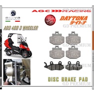 ADIVA DISC BRAKE PADS AD3 400 3 WHEELER BEST QUALITY GDPX
