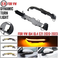 2Pcs Car Dynamic Turn Signal Lamp Rearview Mirror Indicator Light For VW ID4 ID.4 E21 2020 2021 2022