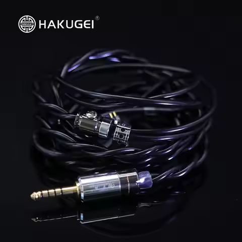 FENGRU HAKUGEI Black Dragon Earphone upgrade cable 2Pin 0.78mm MMCX gold silver palladium advanced e