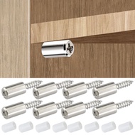 Wardrobe Cabinet Glass Partition Screw Nail with Rubber Sleeve / Nonslip Cabinet Shelf Holder / Partition Bracket / Multifunction Cross Self-tapping Screw Laminate Support