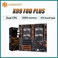 Huananzhi X99 F8D PLUS motherboard supports Intel dual CPU E5 2670 2666 2640 2696 V3 V4 DDR4 RECC