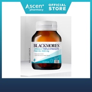 BLACKMORES Omega-3 Triple Strength Fish Oil 1500mg Capsule [30s]