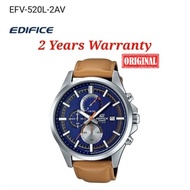 [2YEARS WARRANTY] Original Casio Edifice EFV-520L-2A Men Youth Chronograph