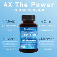 Ready Stock Fast Shipping Triple Magnesium Hard Capsules Magnesium Magnesium Citrate Magnesium Glyci