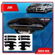 Perodua Myvi 2011- 2017 / Perodua Alza 2009-2021 Glossy Black Door Handle Bowl Cover accessories