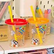 Cute Cartoon Cup Ins Portable Cups Large Capacity Travel Water and Coffee Cups Picnic Supplies