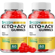 (2 Pack) Speedy Keto ACV Gummies - Advanced Formula Speedy Keto Plus ACV Gummies Apple Cider Vinegar
