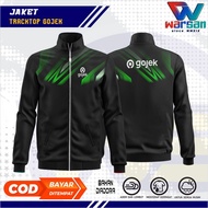 JAKET OLAHRAGA GOJEK / JAKET TRACKTOP GOJEK DIADORA / TRACKTOP DRIVER GOJEK PRINTING WARSAN